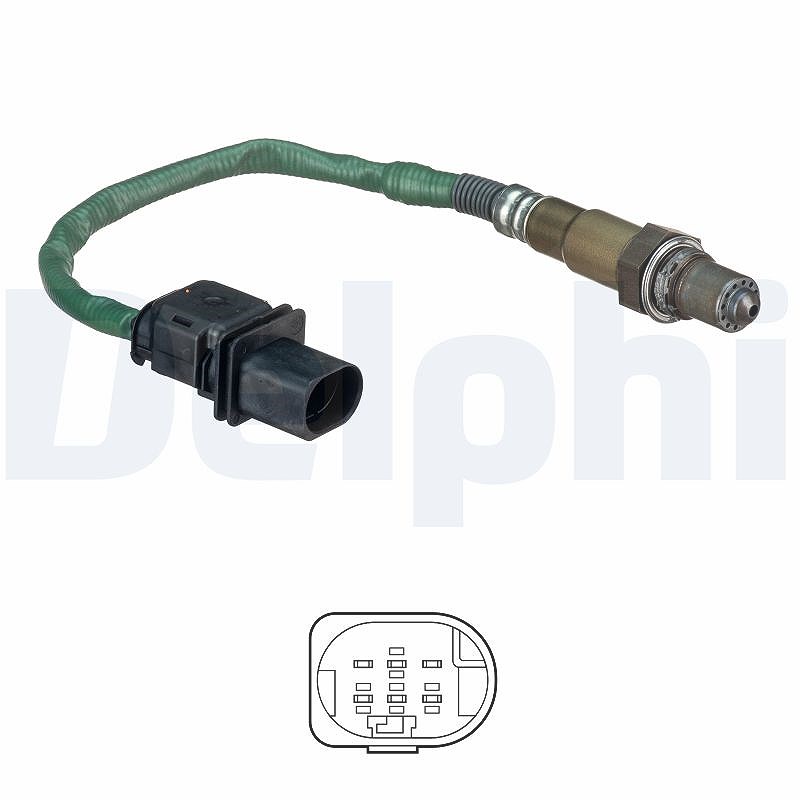 Delphi Lambdasonde [Hersteller-Nr. ES20551-12B1] für Mercedes-Benz, Smart