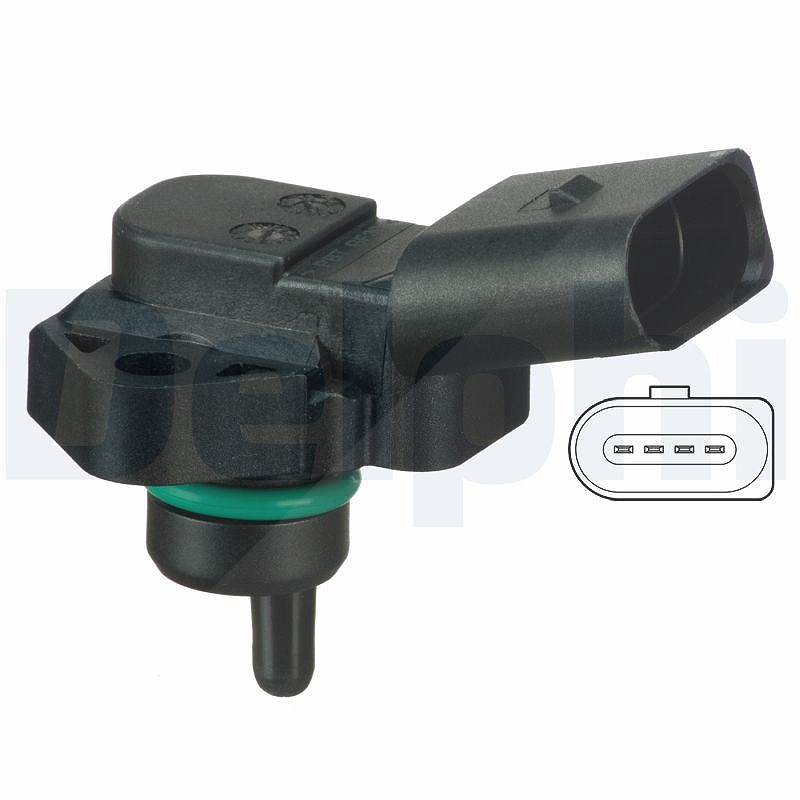 Delphi Sensor, Saugrohrdruck [Hersteller-Nr. PS10098] für Seat, VW