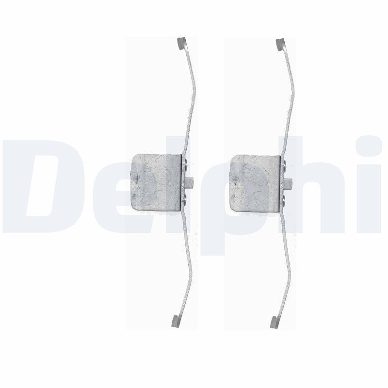 Delphi Zubehörsatz, Scheibenbremsbelag [Hersteller-Nr. LX0395] für Saab, Skoda, Nissan, Opel, Cadillac, Vauxhall, Seat, Volvo, VW, Renault, Mazda, Aud