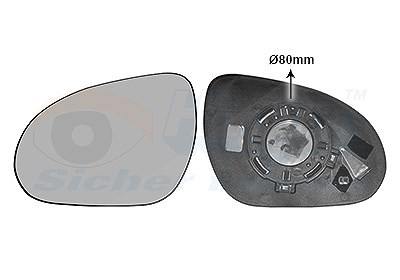 Van Wezel Spiegelglas, Außenspiegel [Hersteller-Nr. 8207833] für Hyundai