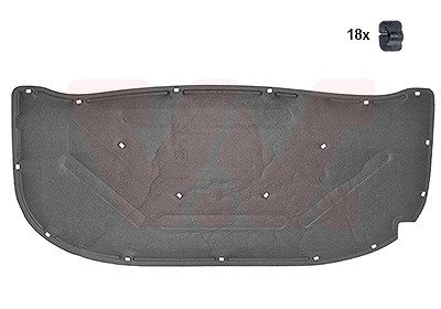 Van Wezel Motorraumdämmung [Hersteller-Nr. 0315460] für Audi