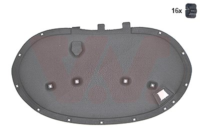 Van Wezel Motorraumdämmung [Hersteller-Nr. 5740460] für VW