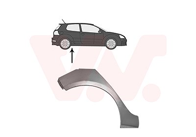 Van Wezel Seitenwand [Hersteller-Nr. 5863148] für VW