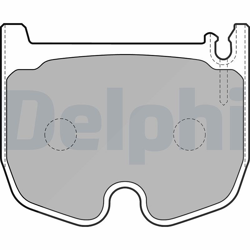 Für DELPHI LOCKHEED HAMULCE LP1841 BRAKE PAD AXLE SET Mercedes - Bild 6