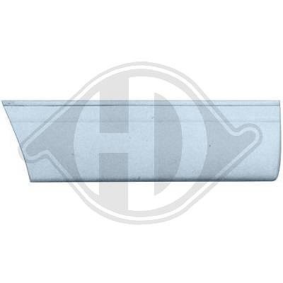 Diederichs Zier-/Schutzleiste, Tür [Hersteller-Nr. 1613725] für Mercedes-Benz