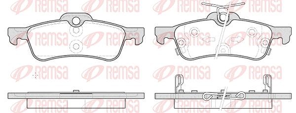 Kawe Bremsbelagsatz, Scheibenbremse [Hersteller-Nr. 086212] für Honda