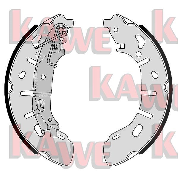 Kawe Bremsbackensatz [Hersteller-Nr. 01101] für Vauxhall, Fiat, Opel