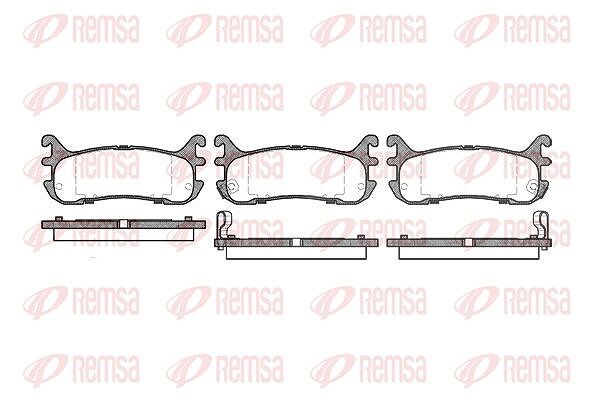 Kawe Bremsbelagsatz, Scheibenbremse [Hersteller-Nr. 047902] für Ford Usa, Mazda