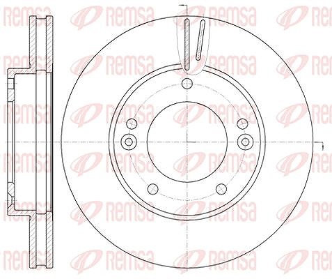 Kawe 1x Bremsscheibe [Hersteller-Nr. 699210] für Kia, Land Rover