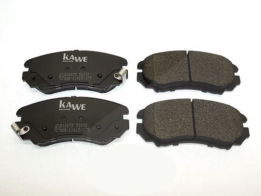 Kawe Bremsbelagsatz, Scheibenbremse [Hersteller-Nr. 810073] für Vauxhall, Chevrolet, Hyundai, Kia, Opel