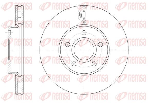 Kawe 1x Bremsscheibe [Hersteller-Nr. 6156010] für Volvo, Ford