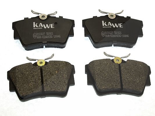 Kawe Bremsbelagsatz, Scheibenbremse [Hersteller-Nr. 810027] für Renault, Opel, Nissan, Vauxhall