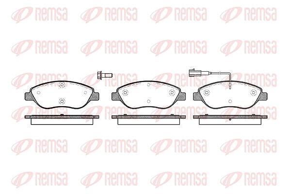 Kawe Bremsbelagsatz, Scheibenbremse [Hersteller-Nr. 086001] für Alfa Romeo, Lancia, Fiat, Chrysler