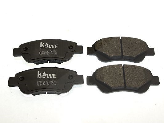 Kawe Bremsbelagsatz, Scheibenbremse [Hersteller-Nr. 810092] für Citroën, Peugeot, Toyota