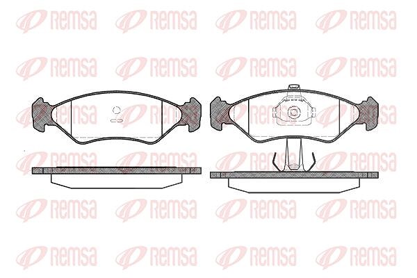 Kawe Bremsbelagsatz, Scheibenbremse [Hersteller-Nr. 028520] für Ford, Mazda