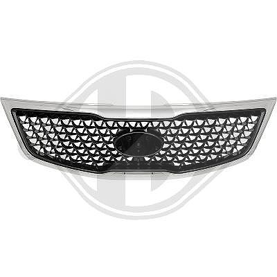 Diederichs Kühlergitter [Hersteller-Nr. 6522940] für Kia
