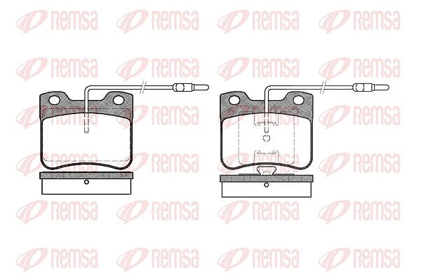 Kawe Bremsbelagsatz, Scheibenbremse [Hersteller-Nr. 024704] für Citroën