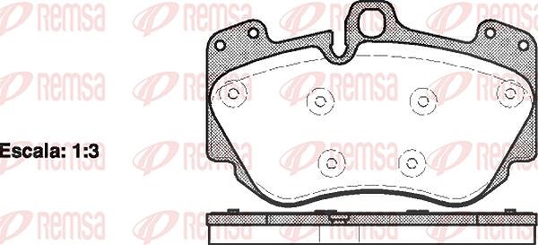 Kawe Bremsbelagsatz, Scheibenbremse [Hersteller-Nr. 114010] für Audi, VW