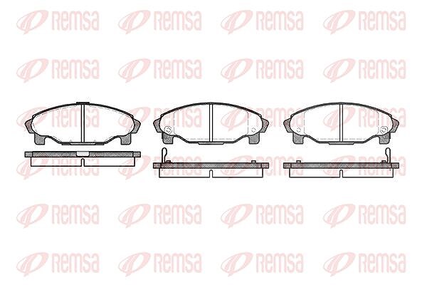 Kawe Bremsbelagsatz, Scheibenbremse [Hersteller-Nr. 050102] für Daihatsu