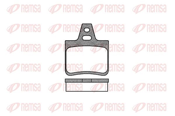 Kawe Bremsbelagsatz, Scheibenbremse [Hersteller-Nr. 010210] für Citroën