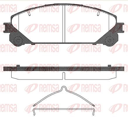 Kawe Bremsbelagsatz, Scheibenbremse [Hersteller-Nr. 131200] für Lexus, Toyota