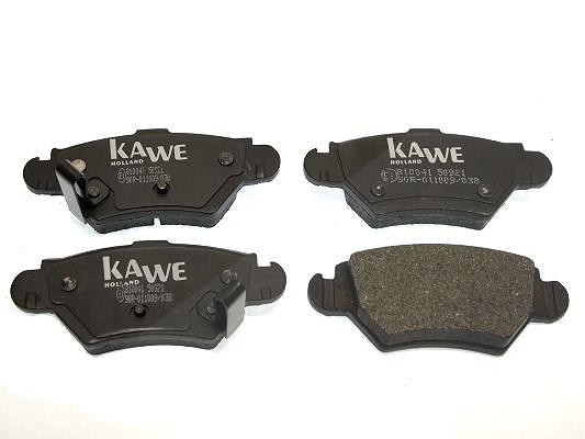 Kawe Bremsbelagsatz, Scheibenbremse [Hersteller-Nr. 810041] für Opel, Chevrolet, Vauxhall