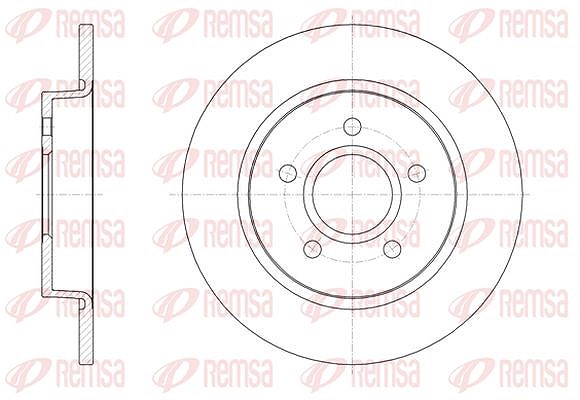 Kawe 1x Bremsscheibe [Hersteller-Nr. 6150300] für Ford