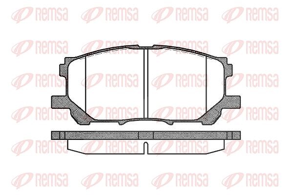 Kawe Bremsbelagsatz, Scheibenbremse [Hersteller-Nr. 103900] für Toyota, Lexus