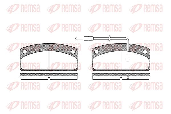 Kawe Bremsbelagsatz, Scheibenbremse [Hersteller-Nr. 072502] für Aixam, Ligier, Piaggio