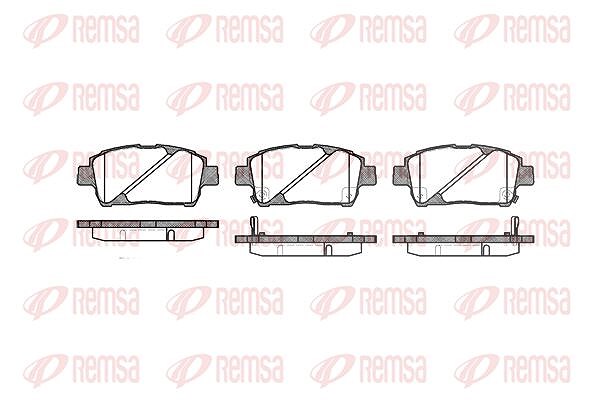 Kawe Bremsbelagsatz, Scheibenbremse [Hersteller-Nr. 074002] für Lifan, Toyota, Geely