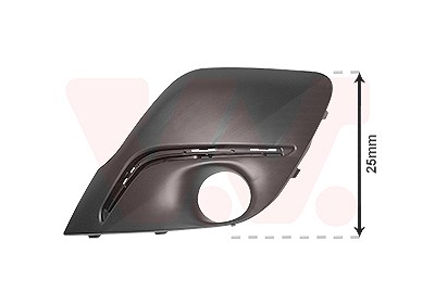 Van Wezel Lüftungsgitter, Stoßfänger [Hersteller-Nr. 4021591] für Peugeot