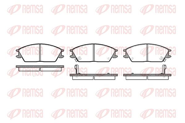 Kawe Bremsbelagsatz, Scheibenbremse [Hersteller-Nr. 022402] für Honda, Hyundai