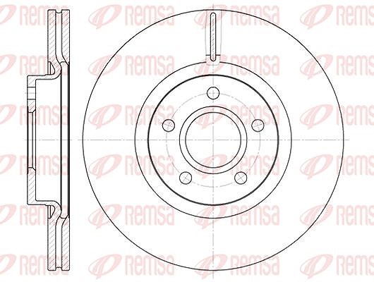 Kawe 1x Bremsscheibe [Hersteller-Nr. 671110] für Land Rover, Volvo, Ford