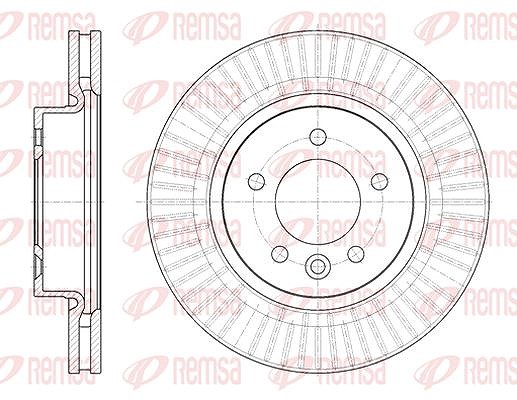 Kawe 1x Bremsscheibe [Hersteller-Nr. 699410] für Land Rover