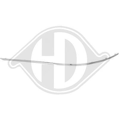 Diederichs Zier-/Schutzleiste, Stoßfänger [Hersteller-Nr. 1672168] für Mercedes-Benz