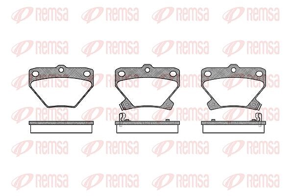 Kawe Bremsbelagsatz, Scheibenbremse [Hersteller-Nr. 074102] für Toyota