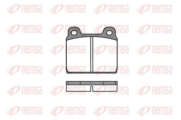 Kawe Bremsbelagsatz, Scheibenbremse [Hersteller-Nr. 000200] für Opel, VW, Porsche, Mercedes-Benz, Glas, Ferrari, Alfa Romeo, Renault, Vauxhall