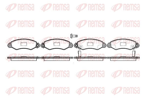 Kawe Bremsbelagsatz, Scheibenbremse [Hersteller-Nr. 070202] für Subaru, Suzuki