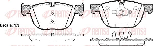 Kawe Bremsbelagsatz, Scheibenbremse [Hersteller-Nr. 129700] für VW, BMW