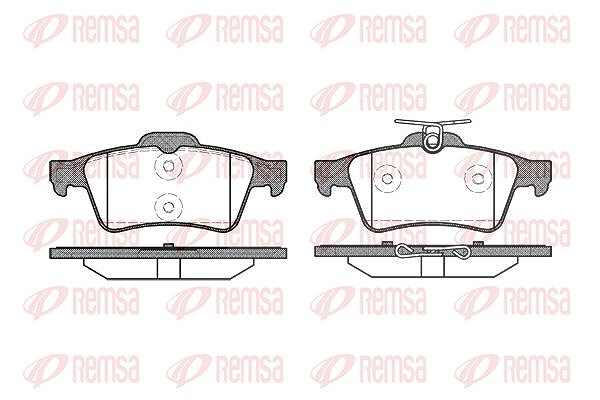 Kawe Bremsbelagsatz, Scheibenbremse [Hersteller-Nr. 084220] für Vauxhall, VW, Opel, Ford, Mazda, Chevrolet, Cadillac, Volvo, Saab, Renault, Citroën, S