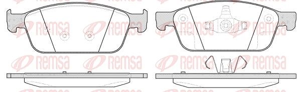 Kawe Bremsbelagsatz, Scheibenbremse [Hersteller-Nr. 151010] für Ford