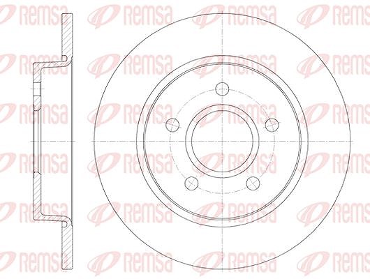 Kawe 1x Bremsscheibe [Hersteller-Nr. 684600] für Ssangyong, Ford