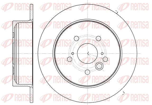 Kawe 1x Bremsscheibe [Hersteller-Nr. 6108900] für Chery, Toyota, Kia, Opel