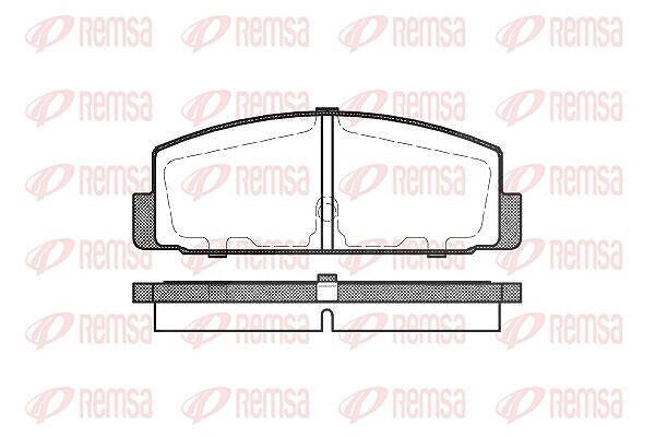 Kawe Bremsbelagsatz, Scheibenbremse [Hersteller-Nr. 017930] für Mazda