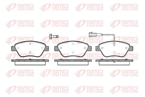Kawe Bremsbelagsatz, Scheibenbremse [Hersteller-Nr. 085801] für Seat, Citroën, VW, Skoda, Audi, Fiat, Peugeot