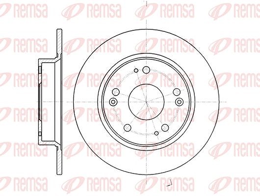 Kawe 1x Bremsscheibe [Hersteller-Nr. 6117500] für Honda