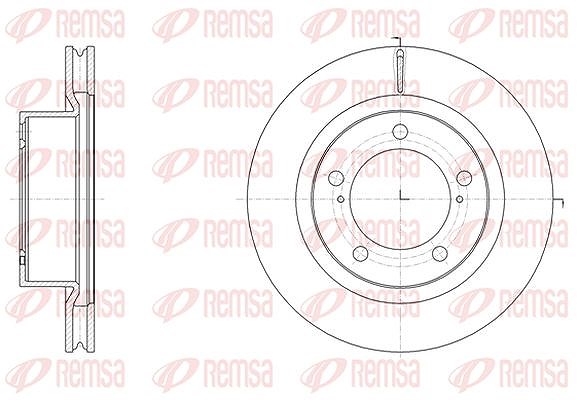 Kawe 1x Bremsscheibe [Hersteller-Nr. 6151710] für Lexus, Toyota