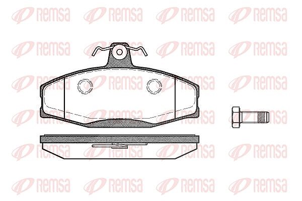 Kawe Bremsbelagsatz, Scheibenbremse [Hersteller-Nr. 062020] für VW, Skoda