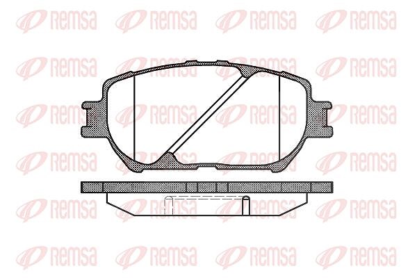 Kawe Bremsbelagsatz, Scheibenbremse [Hersteller-Nr. 088400] für Toyota