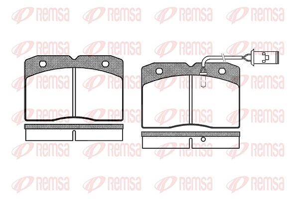 Kawe Bremsbelagsatz, Scheibenbremse [Hersteller-Nr. 021122] für Iveco